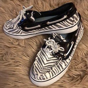 Sperry Zebra Print Top-Siders